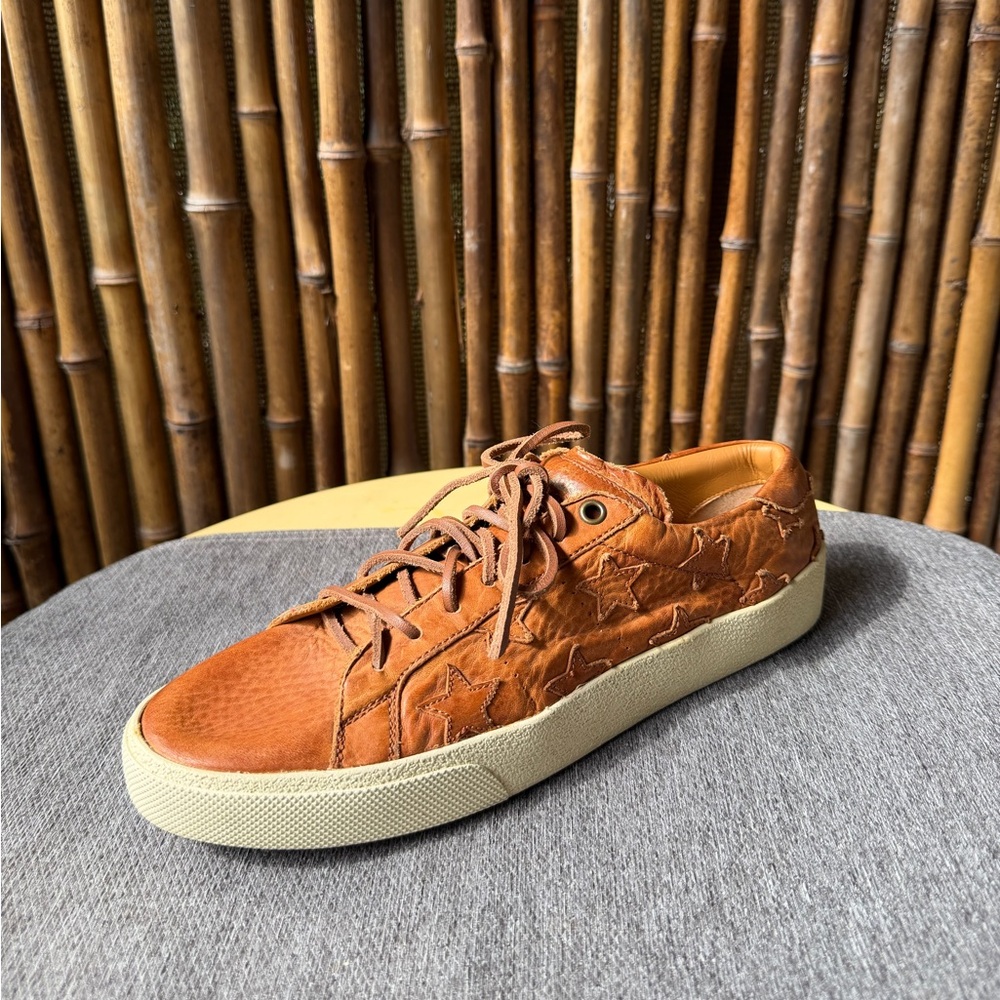 SAINT LAURENT leather sneakers - Picture 1 of 9